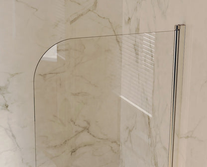 VRB Matera Shower Bath 1500/1600/1700x750mm Bath Panels White/Light Grey/Dark Grey