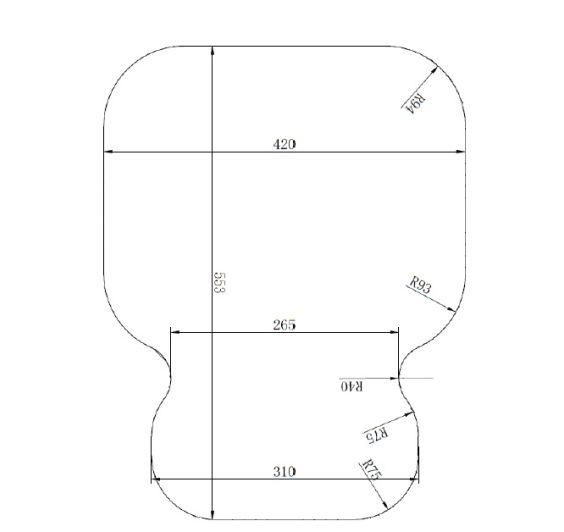 Reginox Dakota Reversible 1.5 bowl Undermount SS Kitchen Sink 544x410mm