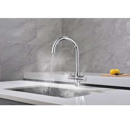 Reginox ATTENZI CH Chrome 3in1 Boiling Water Kitchen Tap