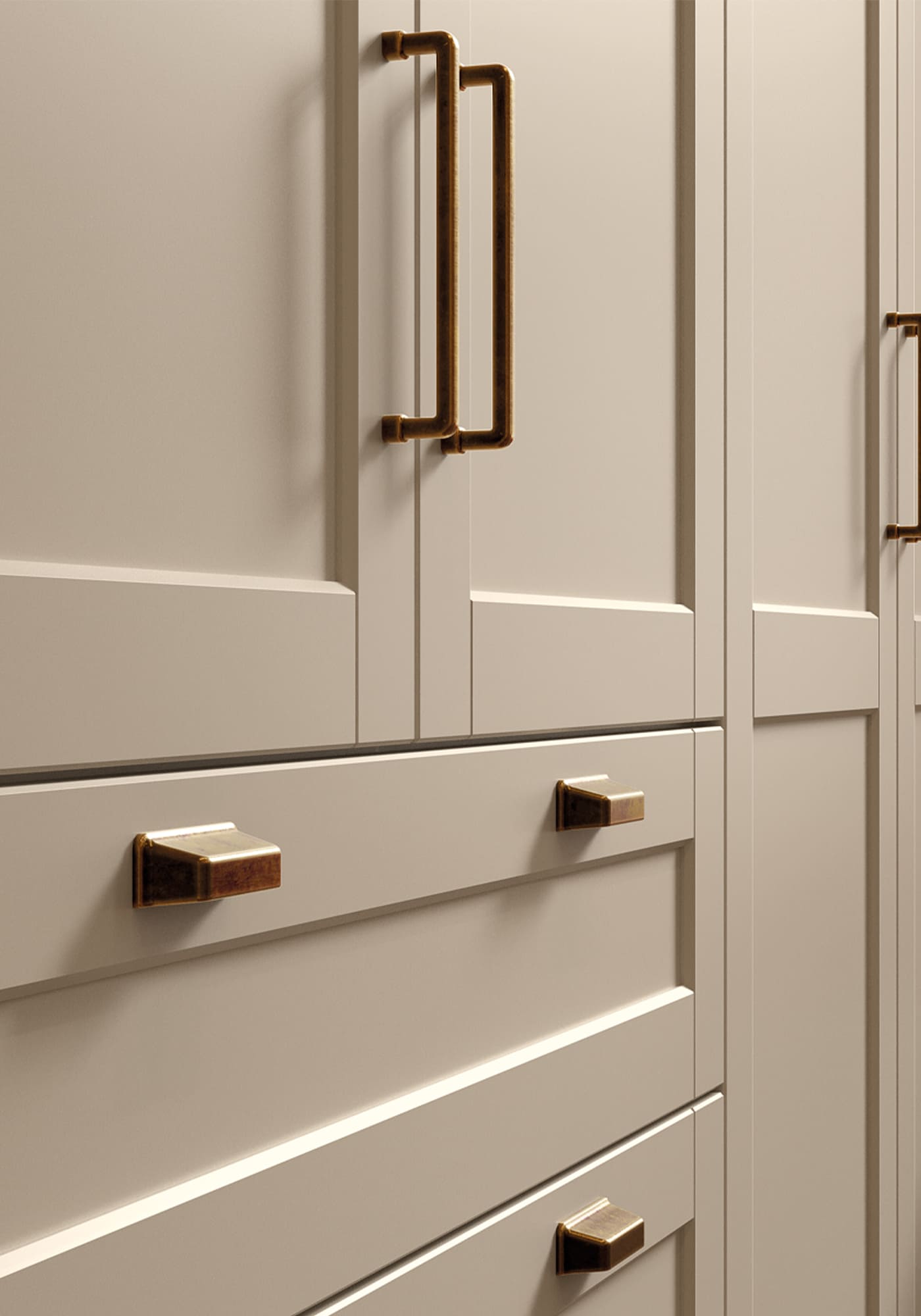 Dawson CASHMERE Bedroom Wardrobe doors and accessories