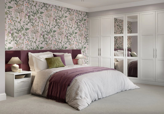 Dawson LIGHT GREY Bedroom Wardrobe doors and accessories