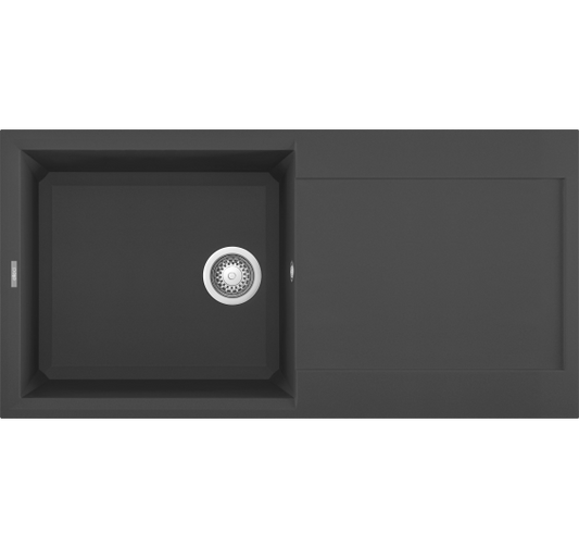 Reginox EASY 1000x500 Composite 1 Bowl Reversible Inset Kitchen sink