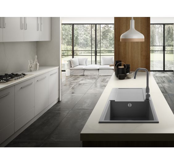 Reginox EASY 1000x500 Composite 1 Bowl Reversible Inset Kitchen sink