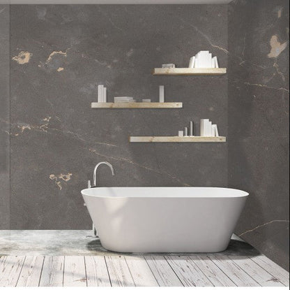 DuraPanel Natural Ferro Graphite Shower Panel on 9mm Plywood