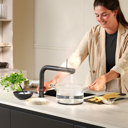 Quooker Front Boiling Water Tap BLACK with a choice of Tanks