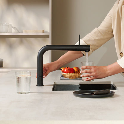 Quooker Front Boiling Water Tap BLACK with a choice of Tanks