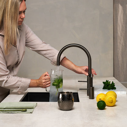 Quooker Fusion Round Boiling Water Tap GUNMETAL with a choice of Tanks