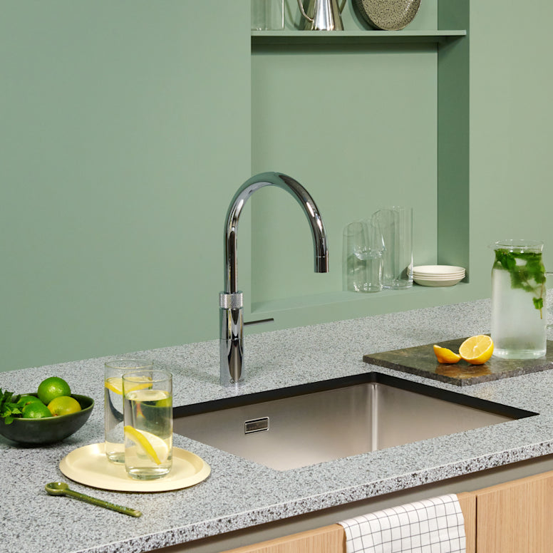 Quooker Fusion Round Boiling Water Tap CHROME with a choice of Tanks
