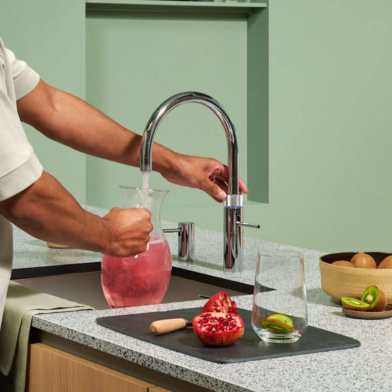 Quooker Fusion Round Boiling Water Tap CHROME with a choice of Tanks