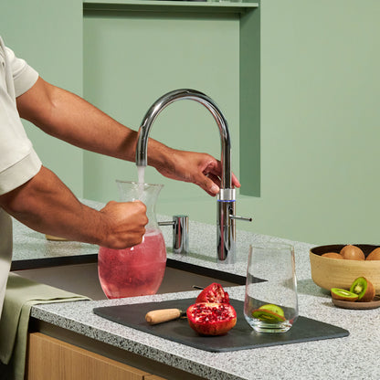 Quooker Fusion Round Boiling Water Tap CHROME with a choice of Tanks