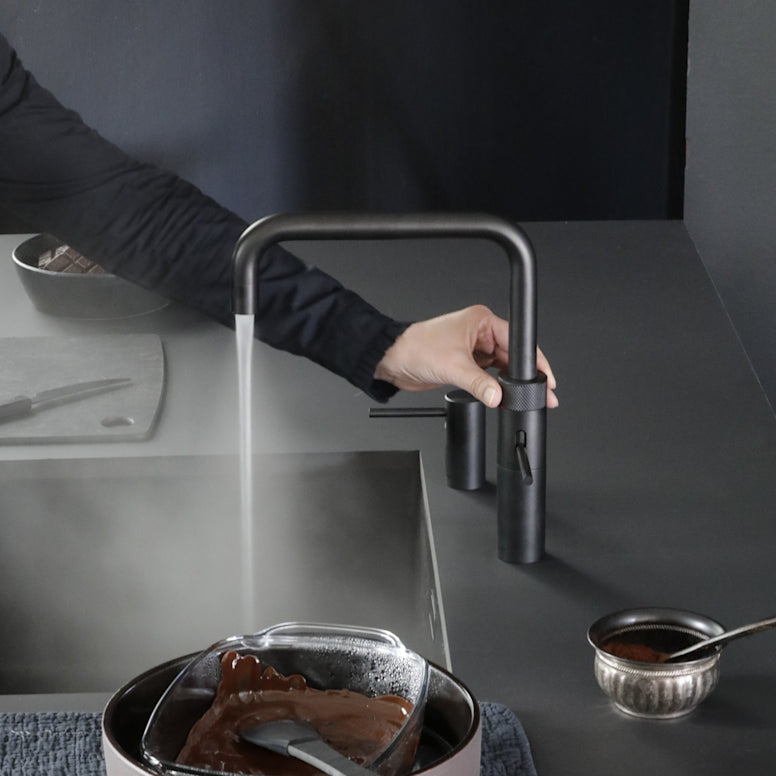 Quooker Fusion Square Boiling Water Tap BLACK with a choice of Tanks