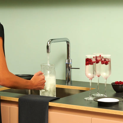 Quooker Fusion Square Boiling Water Tap CHROME with a choice of Tanks