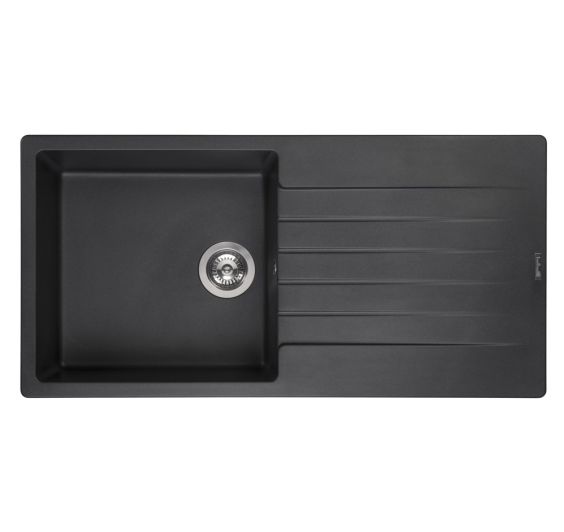 Reginox Harlem 1000x500 Composite Single Bowl Reversible Inset Kitchen sink