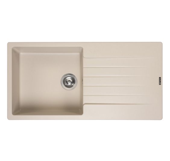 Reginox Harlem 1000x500 Composite Single Bowl Reversible Inset Kitchen sink