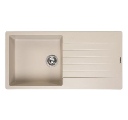 Reginox Harlem 1000x500 Composite Single Bowl Reversible Inset Kitchen sink