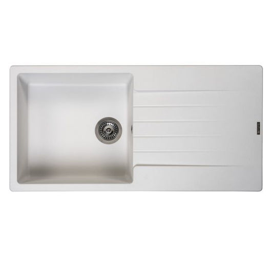 Reginox Harlem 1000x500 Composite Single Bowl Reversible Inset Kitchen sink
