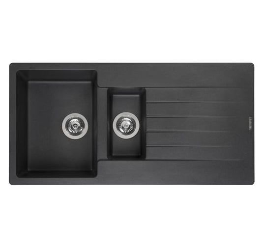 Reginox Harlem 1000x500 Composite 1.5 Bowl Reversible Inset Kitchen sink