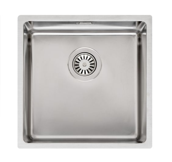 Reginox Houston 40x40 Inset/Undermount 1 bowl SS Kitchen Sink