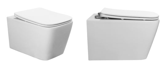 VRB Ice Wall Hung Square Rimless Toilet 1001WH