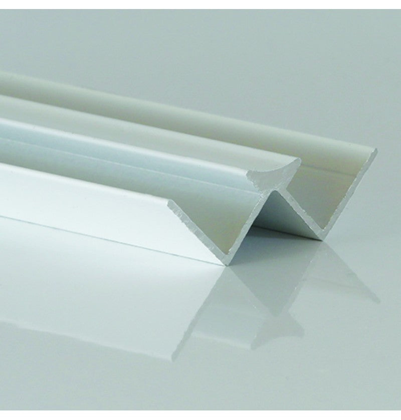 DuraPanel Internal Corner, Black, Brushed Brass, Polished Chrome, Satin Chrome, White