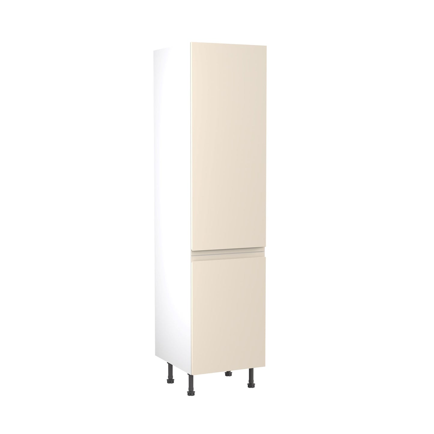 J-Pull UltraMatt Cashmere Base Kitchen Cabinets with UNICLIC Technology, Flat packed