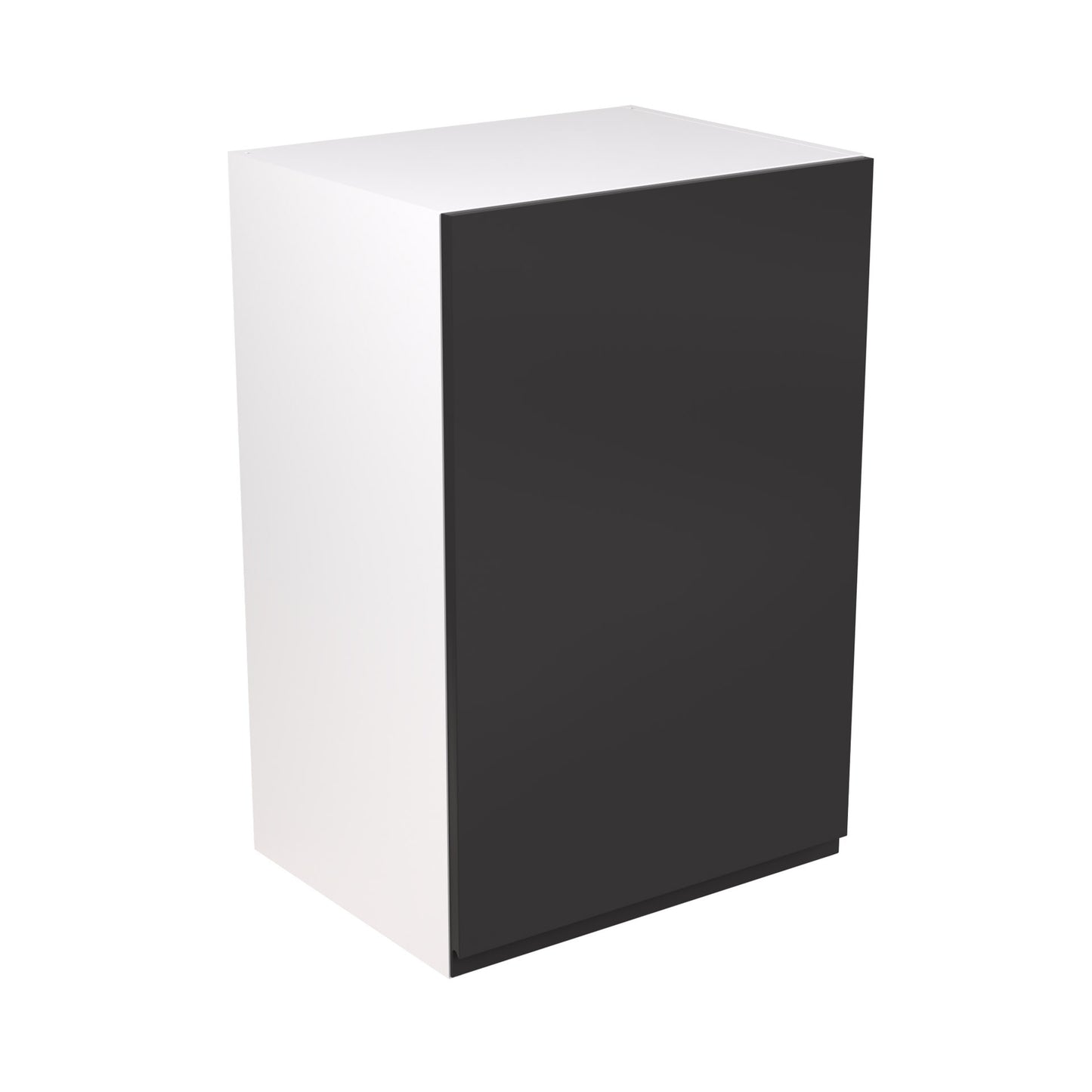 J-Pull UltraMatt Graphite Wall Kitchen Cabinets with UNICLIC Technology, Flat packed