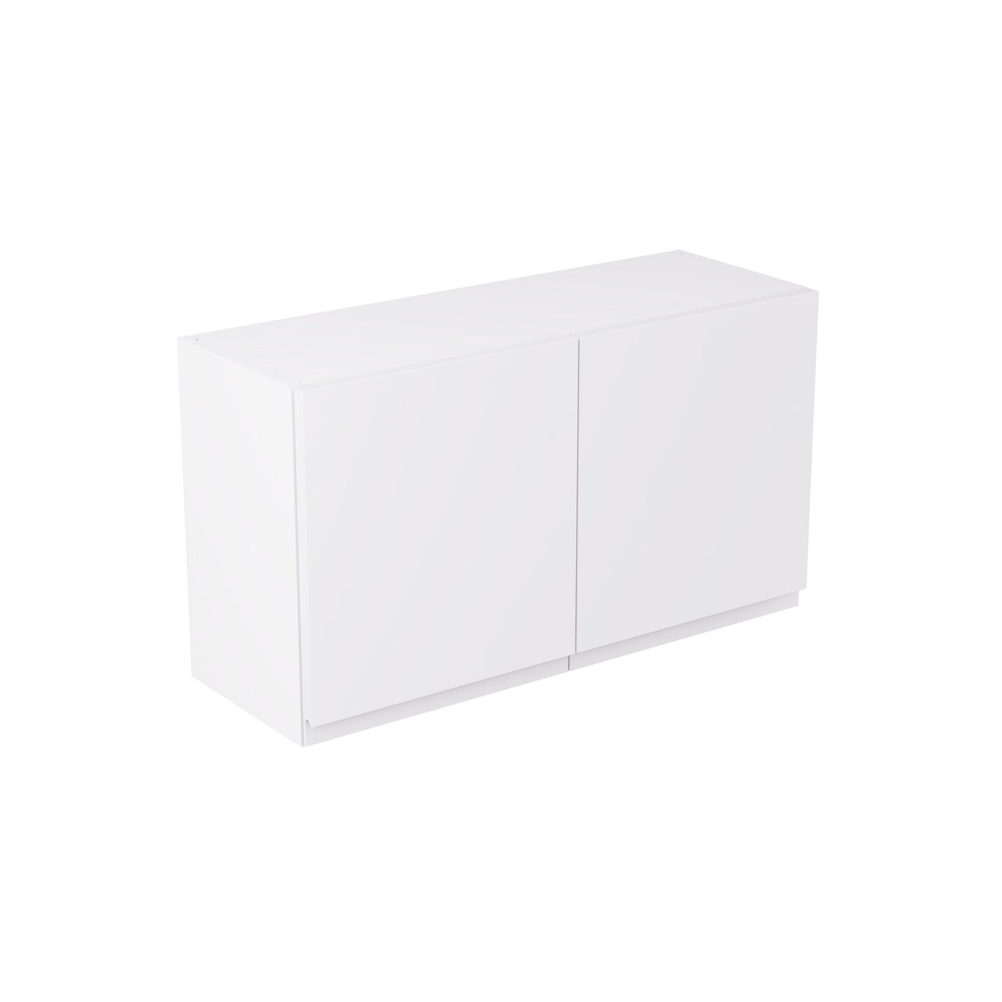 J-Pull Super Gloss White Wall Kitchen Cabinets with UNICLIC Technology, Flat packed