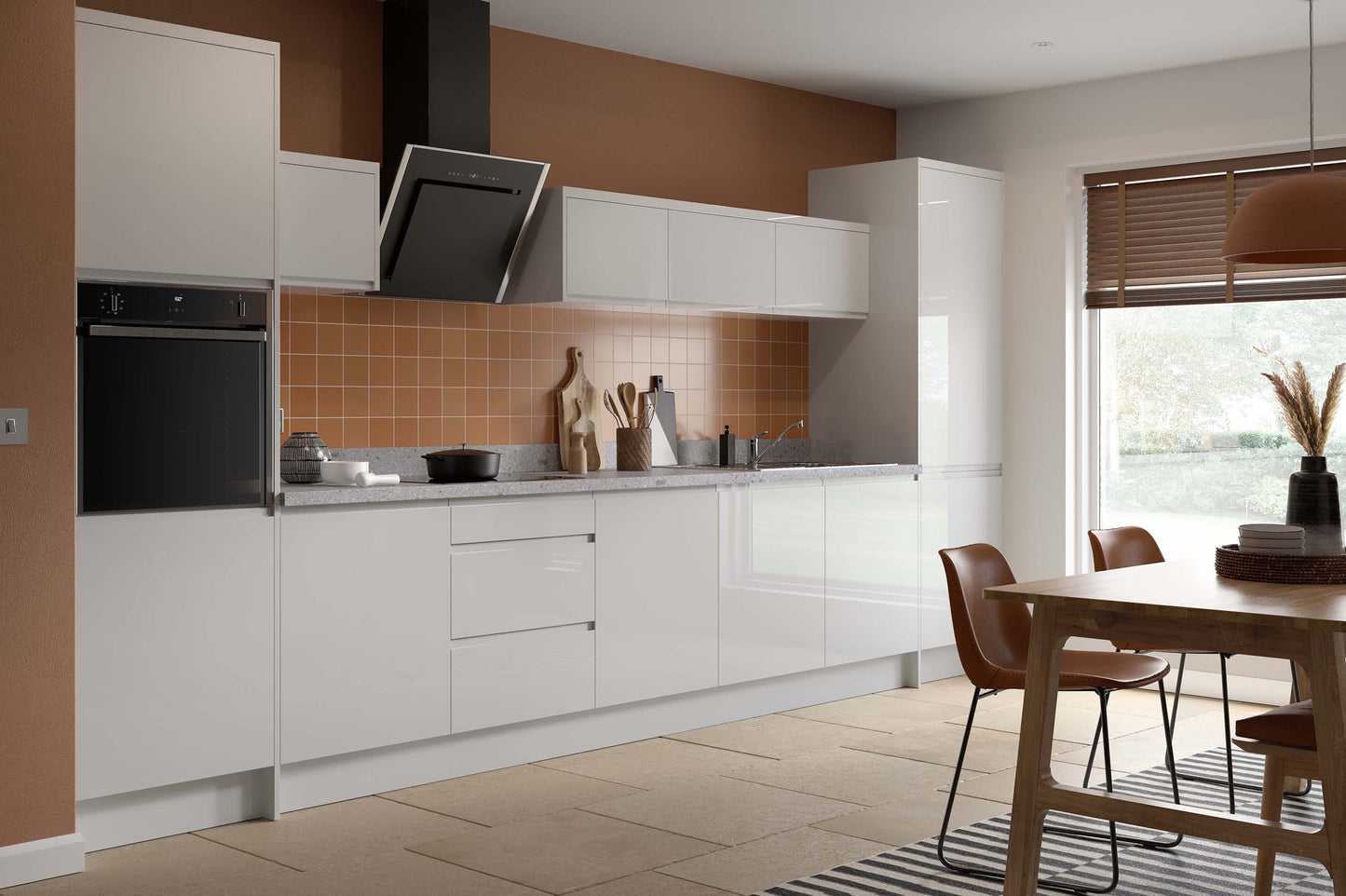 J-Pull Super Gloss Light Grey Panels, Appliance Doors & Accessories MADE IN THE UK