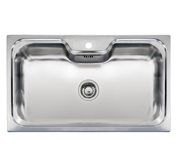 Reginox Jumbo Large bowl Inset SS Kitchen Sink 860x510mm