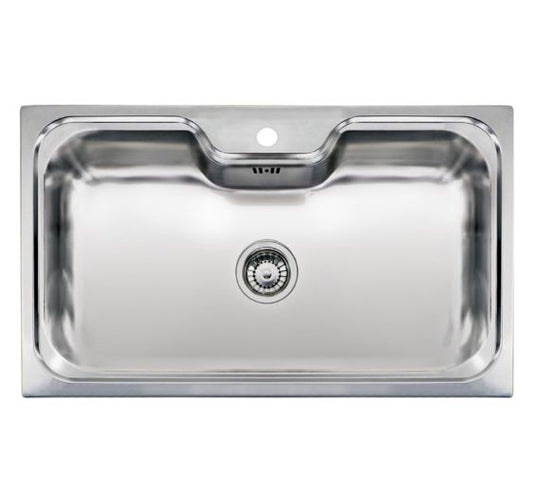Reginox Jumbo Large bowl Inset SS Kitchen Sink 860x510mm
