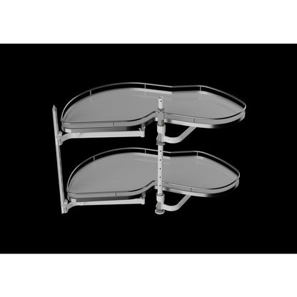 Kesseböhmer LeMans II CHROME Corner Unit Storage shelves 800-1000mm cabinets Pull-out