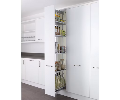 Kesseböhmer Dispensa 300/400/500 Larder Unit Storage Chrome Pull-out, Unhanded