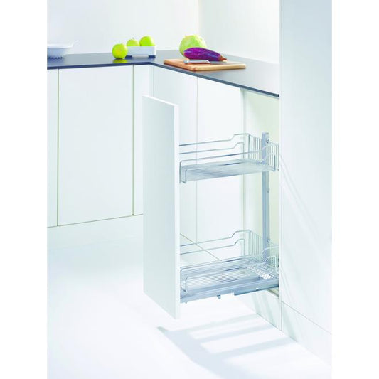 Kesseböhmer Dispensa Junior 300/400mm CHROME Classic base unit pull out