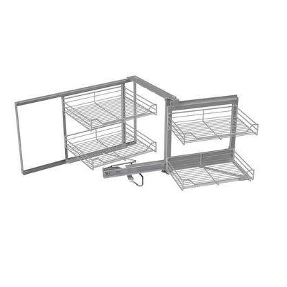 Kesseböhmer Magic Corner for 900mm-1000mm Cabinets, CHROME Classic