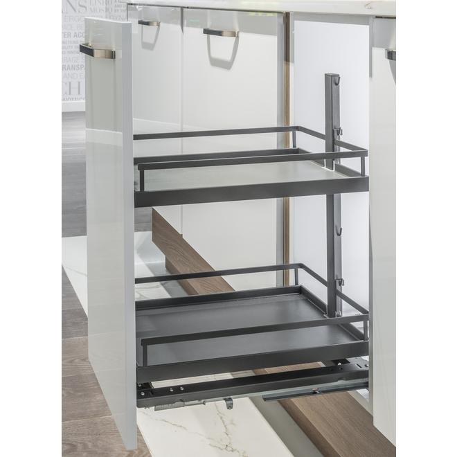 Kesseböhmer Dispensa Junior 300/400/500/600 ANTHACITE Base Unit Storage Pull-out Unhanded