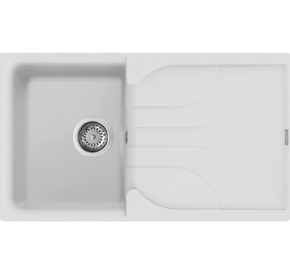 Reginox EGO 860x500 Composite Single Bowl Reversible Inset Kitchen sink