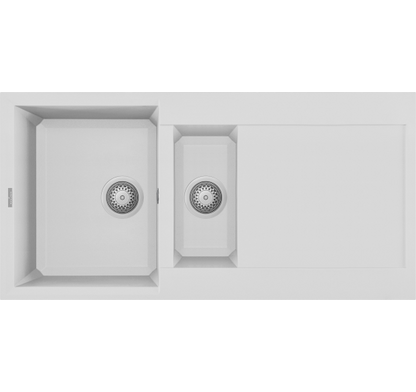 Reginox EASY 1000x500 Composite 1.5 Bowl Reversible Inset Kitchen sink