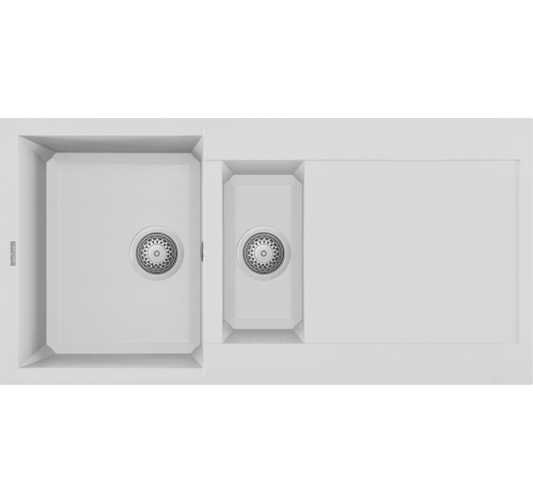 Reginox EASY 1000x500 Composite 1.5 Bowl Reversible Inset Kitchen sink