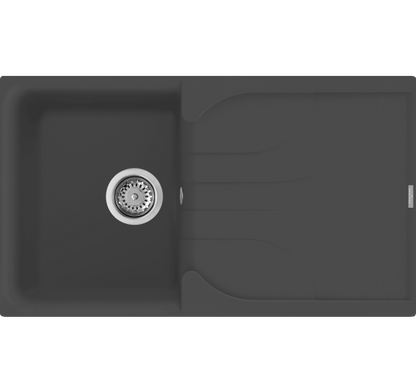 Reginox EGO 860x500 Composite Single Bowl Reversible Inset Kitchen sink