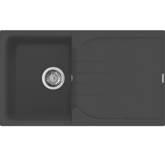Reginox EGO 860x500 Composite Single Bowl Reversible Inset Kitchen sink
