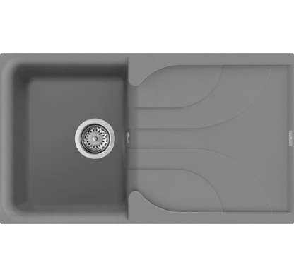 Reginox EGO 860x500 Composite Single Bowl Reversible Inset Kitchen sink