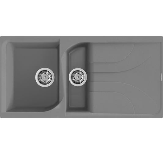 Reginox Ego 1000x500 Composite 1.5 Bowl Reversible Inset Kitchen sink