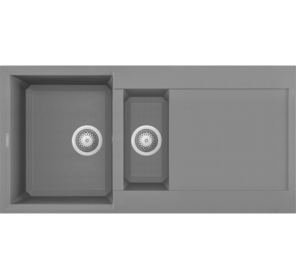 Reginox EASY 1000x500 Composite 1.5 Bowl Reversible Inset Kitchen sink