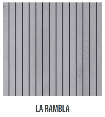 Perform Panel Woodgrain, LA RAMBLA Nu-Lock 2400x598mm Plywood Shower Panels