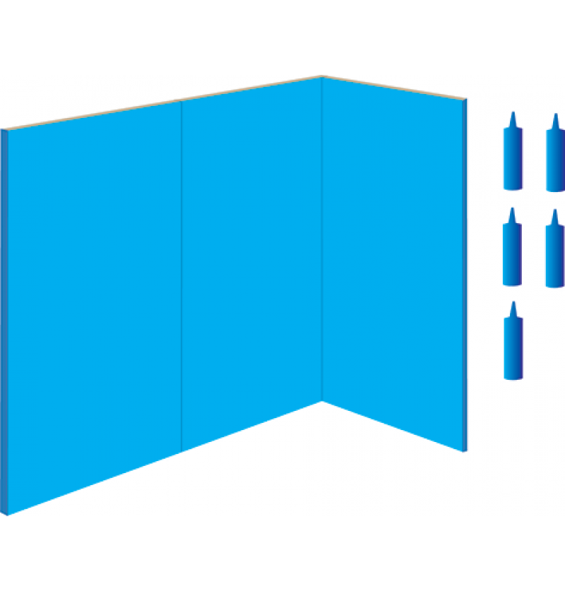 DuraPanel Large Corner Kit, Various finish options