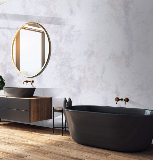 DuraPanel Premium Gloss Light Marble Shower Panel on 9mm Plywood