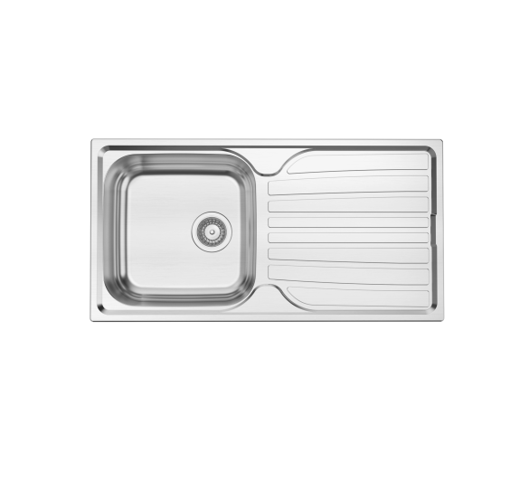 Reginox MONACO 10 Single bowl inset SS kitchen sink 963x498mm