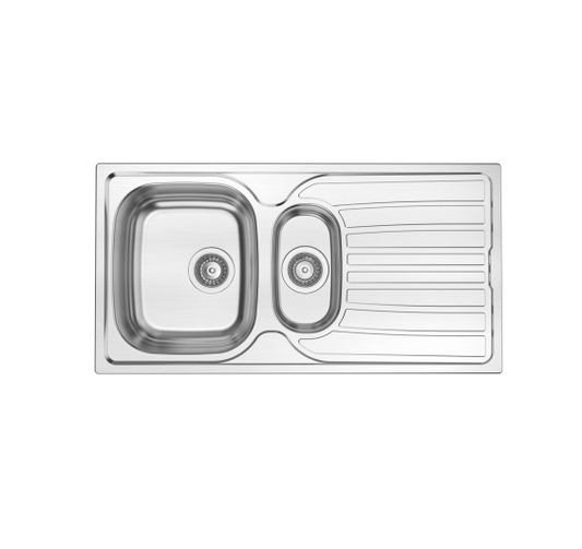 Reginox MONACO 15 1.5 bowl inset SS kitchen sink 963x498mm