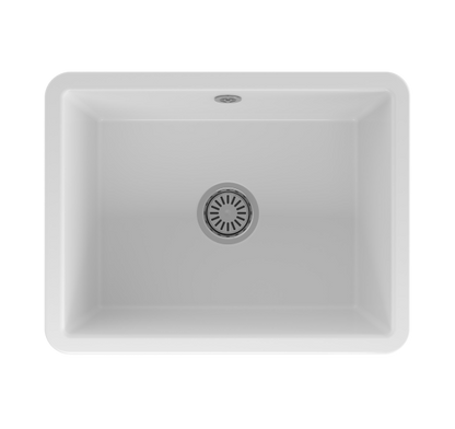 Reginox Mataro II White Ceramic 1 bowl undermount kitchen sink