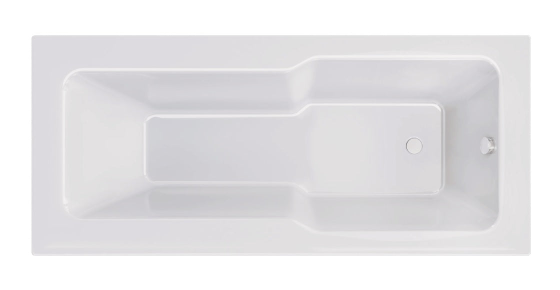 VRB Matera Shower Bath 1500/1600/1700x750mm Bath Panels White/Light Grey/Dark Grey